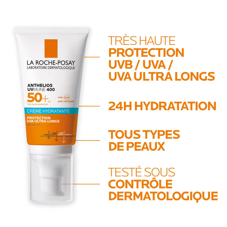 La Roche-Posay Anthelios Uvmune 400 Crème Hydratante Invisible SPF50+