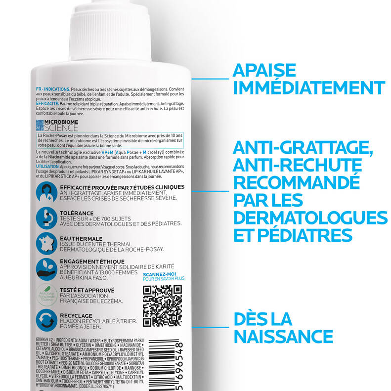 La Roche-Posay Lipikar Baume AP+M 400ml